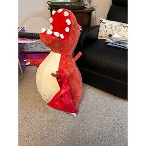 Red faux leather clutch - Wella